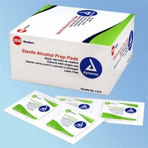 Alcohol Prep Pad Sterile Medium 200/Bx