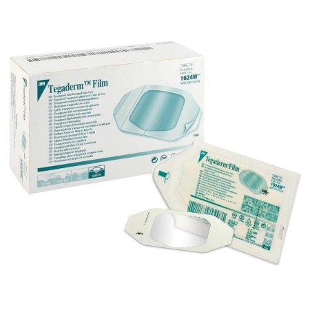 3M Tegaderm Transparent IV Dressing 2-3/8" x 2-3/4" | 100/Box | 4 BX/Case
