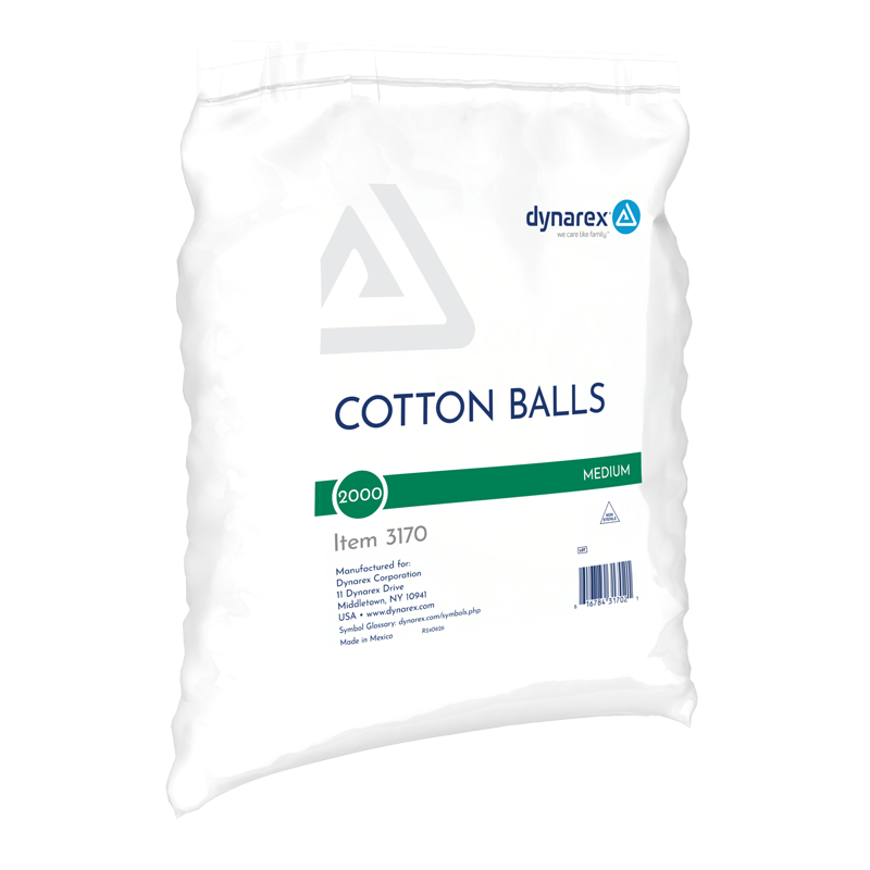 Cotton Ball Non Sterile Medium 4000/Ca