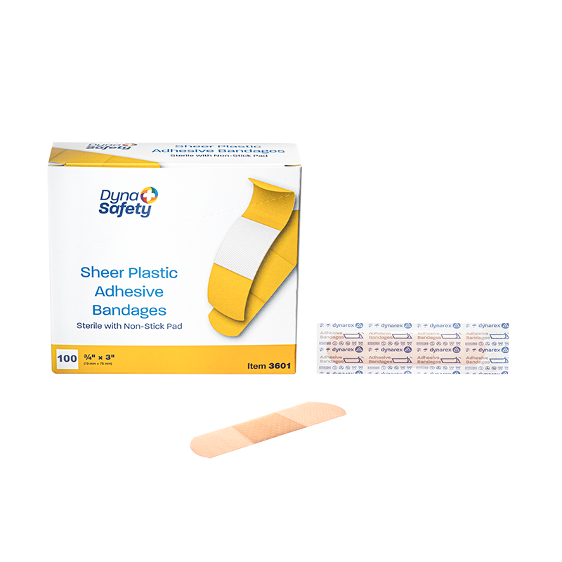 Sheer Plastic Adhesive Bandages