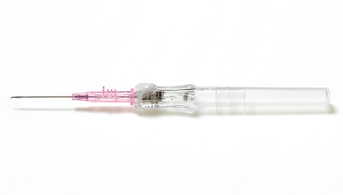 BD Catheter 20g x 1" Insyte Autoguard Pink 50/Bx