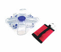 CPR Barrier Mask with One-Way Valve & Keychain Case | Medsource | Each