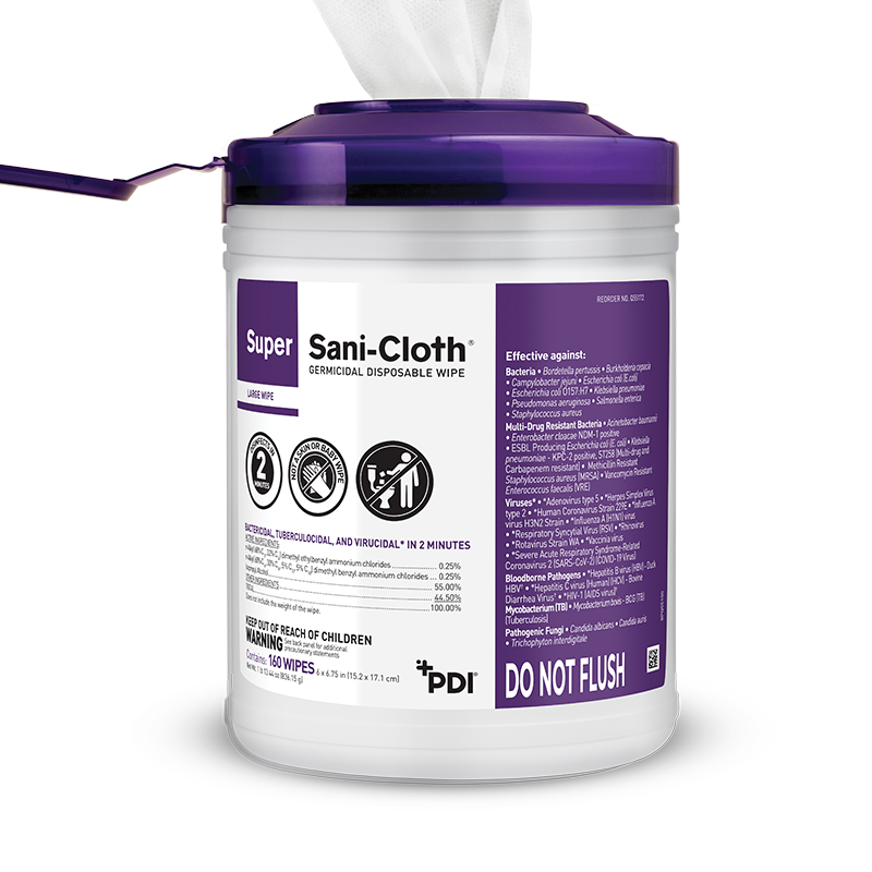 Super Sani-Cloth PDI Germicidal Wipes