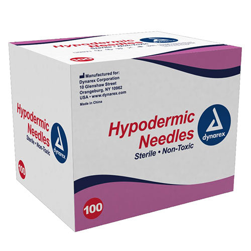 Hypodermic Needle 20G 1" 100/Bx