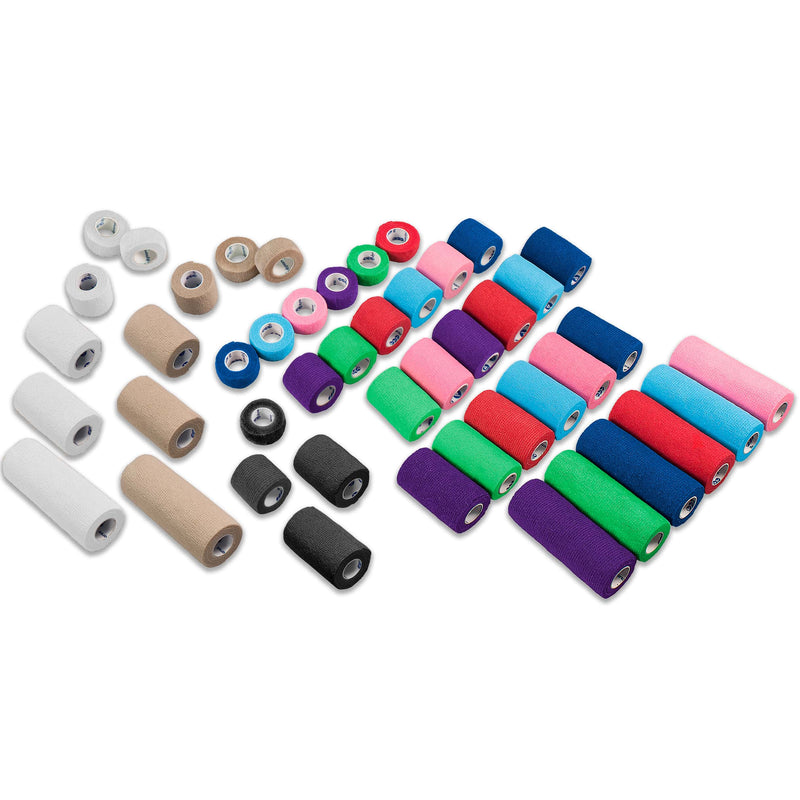 Self-Adherent Bandage 3"x5yd Assorted 24/Bx